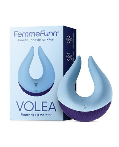 Vvole LLC Femme Funn Volea Fluttering Tip Vibrator Light Blue Vibrators