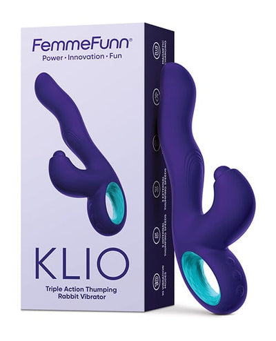 Vvole Femme Funn Klio Triple Action Rabbit Dark Purple Vibrators