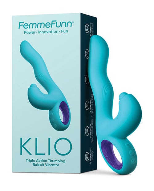 Vvole Femme Funn Klio Triple Action Rabbit Turquoise Vibrators