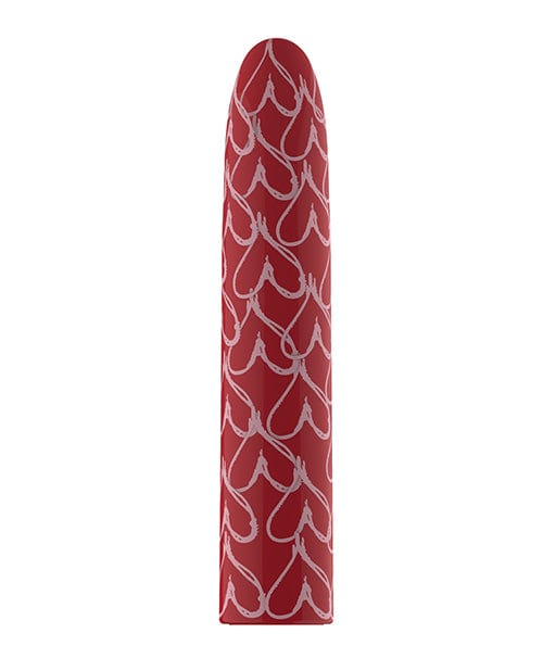 Vvole Luv Inc. Graffiti Heart Bullet - Red Vibrators