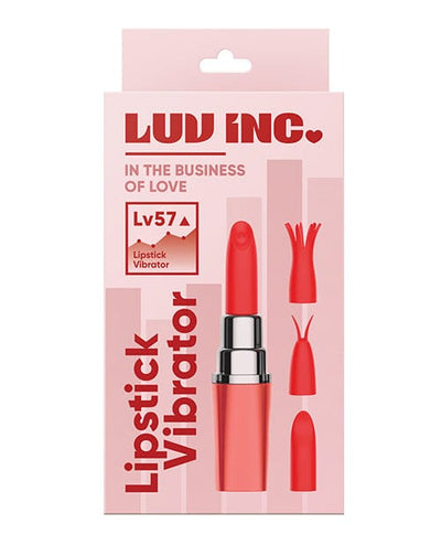 Vvole Luv Inc. Lipstick Vibrator W/3 Heads Coral Vibrators