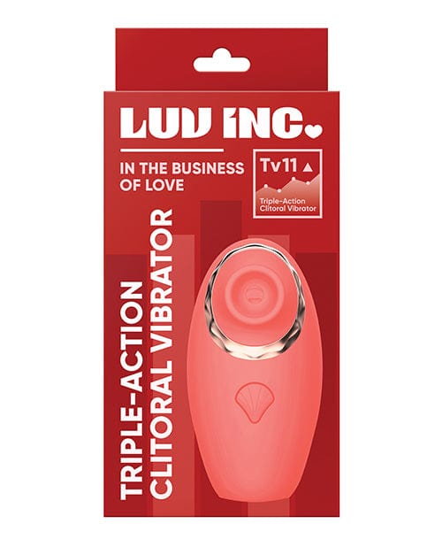 Vvole Luv Inc. Triple - Action Clitoral Vibrator Coral Vibrators
