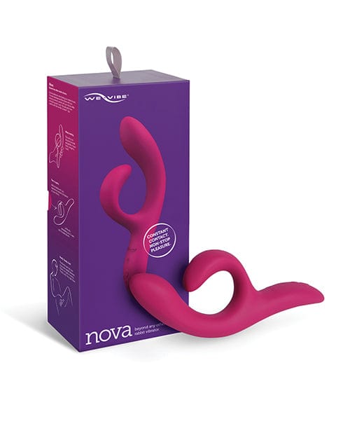 We-Vibe We-Vibe Nova 2 Flexible Rabbit - Fuchsia Vibrators