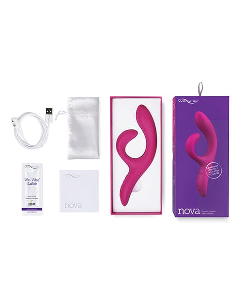 We-Vibe We-Vibe Nova 2 Flexible Rabbit - Fuchsia Vibrators