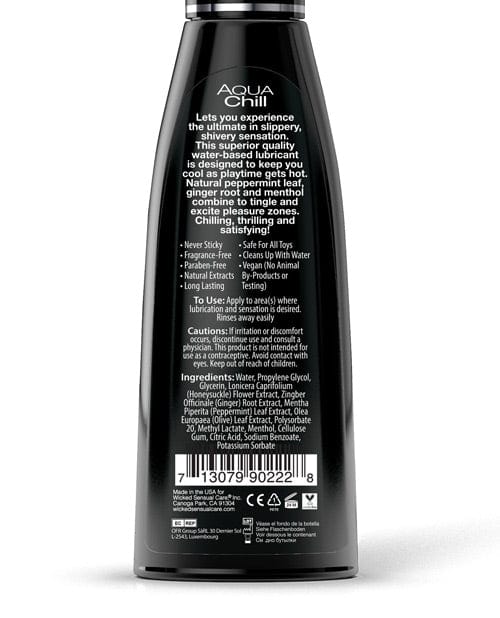 Wicked Sensual Care Aqua Chill Water Based Cooling Lubricant