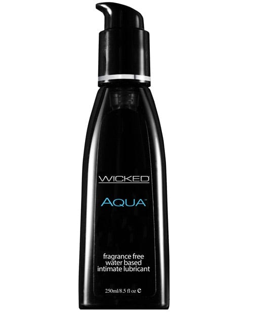 Wicked Sensual Care Aqua Water Based Lubricant - 8.5 Oz. Fragrance Free