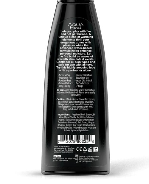 Wicked Sensual Care Wicked Sensual Care Heat Warming Waterbased Lubricant Lubes