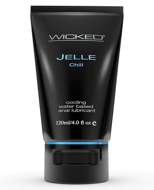 Wicked Sensual Care Jelle Cooling Water Based Anal Gel Lubricant - 4 Oz.