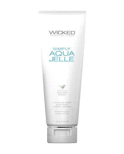Wicked Sensual Care Wicked Sensual Care Simply Aqua Jelle Water Based Lubricant 4oz Lubes