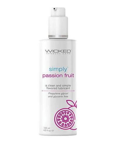 Wicked Sensual Care Wicked Sensual Care Simply Water Based Lubricant - 4 Oz Passion Fruit Lubes