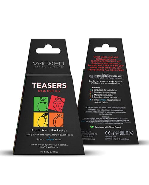 Wicked Sensual Care Wicked Sensual Care Teasers Fresh Fruit Mix Lubes