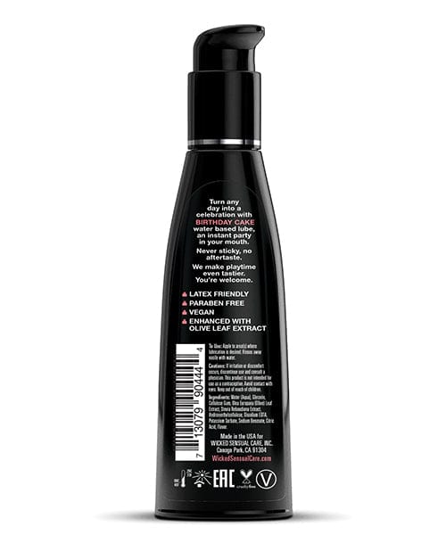 Wicked Sensual Care Wicked Sensual Care Water Based Lubricant Birthday Cake Lubes