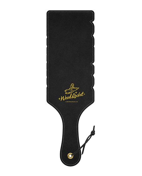 Wood Rocket Fuck You Paddle - Black / Gold