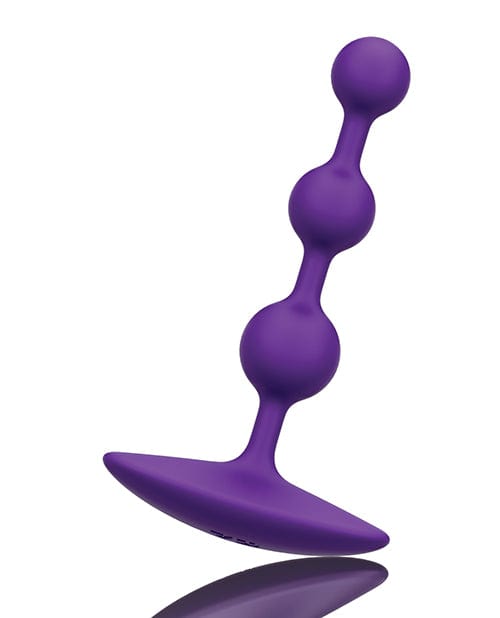 Wow Tech Romp Amp Flexible Anal Beads - Violet Anal Toys