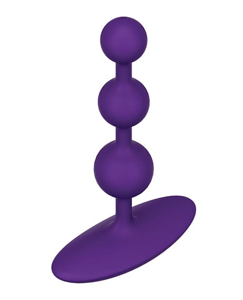 Wow Tech Romp Amp Flexible Anal Beads - Violet Anal Toys