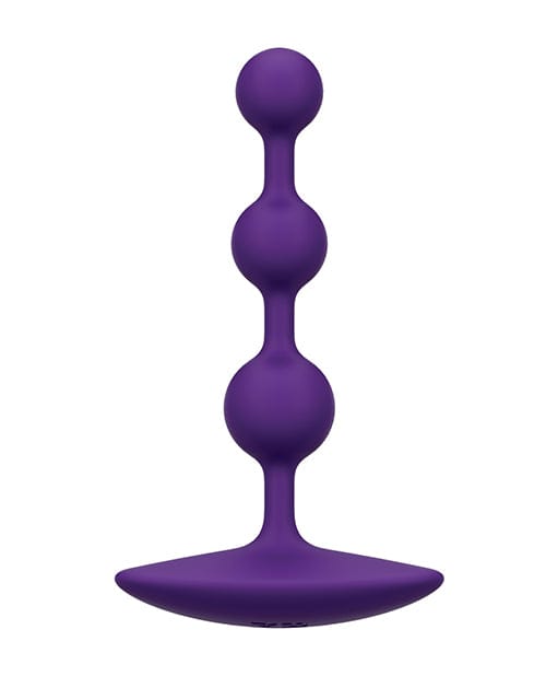 Wow Tech Romp Amp Flexible Anal Beads - Violet Anal Toys