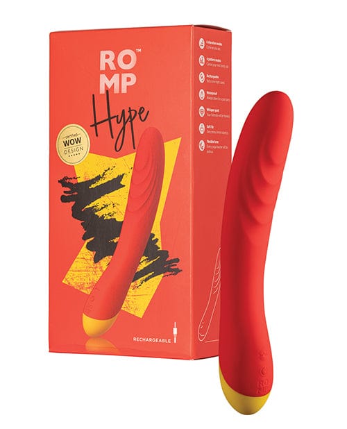 Wow Tech Romp Hype G Spot Vibrator - Red Vibrators