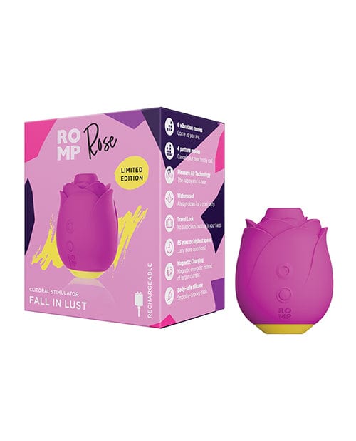 Wow Tech Romp Rose Clit Stimulator - Pink Vibrators