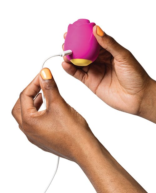 Wow Tech Romp Rose Clit Stimulator - Pink Vibrators