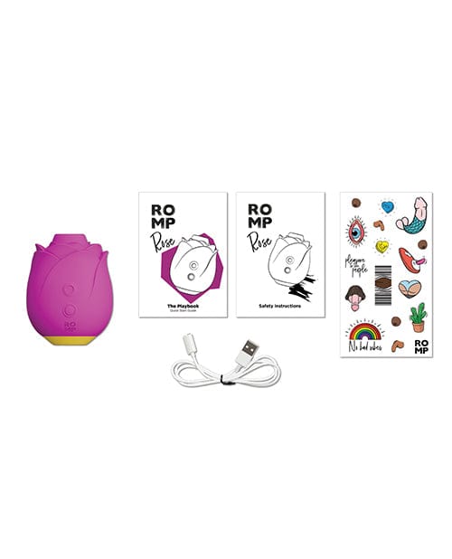 Wow Tech Romp Rose Clit Stimulator - Pink Vibrators