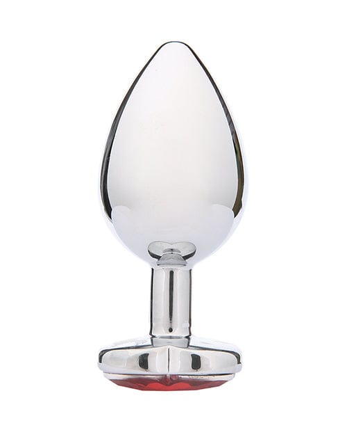 Xgen Whipsmart Heartbreaker Heart Crystal Butt Plug - Red Anal Toys