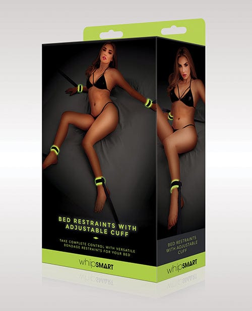 Xgen Whip Smart Glow In The Dark Bed Restraints W-adjustable Cuffs Kink &amp; BDSM