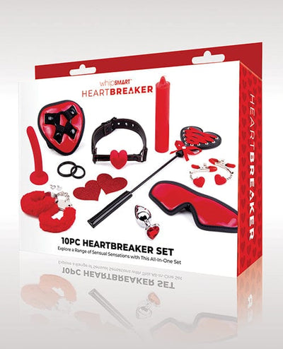 Xgen Whipsmart Heartbreaker 10 Pc Set - Black/red Kink & BDSM