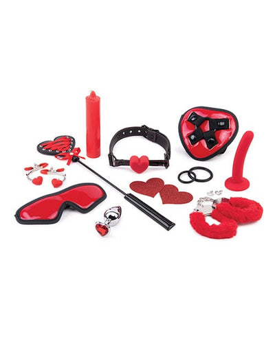 Xgen Whipsmart Heartbreaker 10 Pc Set - Black/red Kink & BDSM