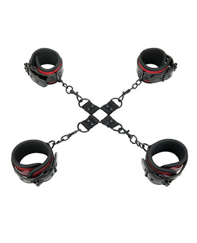 Xgen Whipsmart Heartbreaker Deluxe Hogtie - Black/red Kink & BDSM