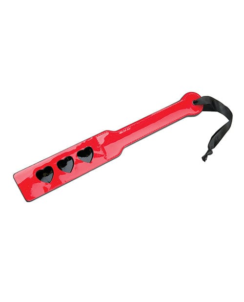 Whipsmart Heartbreaker Spanking Paddle - Black / Red