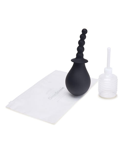 Xgen Cleanscene 4 Pc Soft Squeeze Beaded Anal Douche Set W/flared Base More