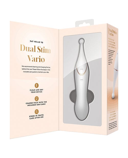 Xgen Xgen Bodywand Dual Stim Vario - White Vibrators