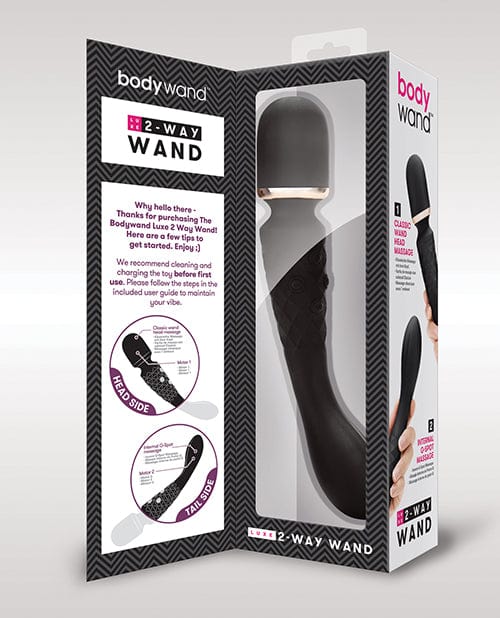 XGEN XGEN Bodywand Luxe 2 Way Wand Head Massager Black Vibrators