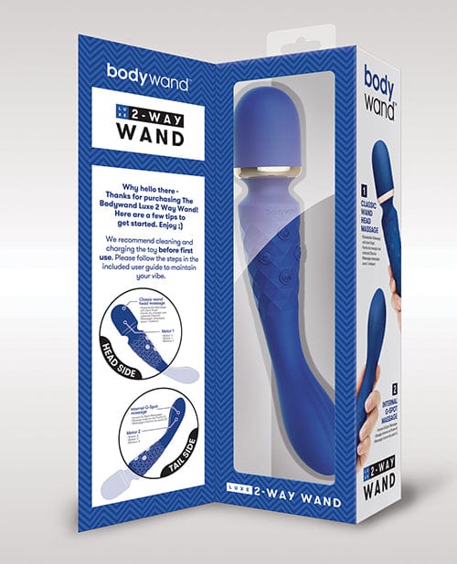 XGEN XGEN Bodywand Luxe 2 Way Wand Head Massager Blue Vibrators
