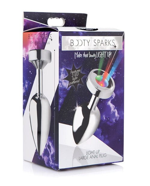 XR Brands Booty Sparks Light Up Anal Plug Large Anal Toys