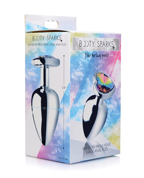 Booty Sparks Rainbow Prism Heart Anal Plug by Booty Sparks | Anal Toys | OrchidToys.com AG374-Large Booty Sparks Rainbow Prism Heart Anal Plug by Booty Sparks | Anal Toys | OrchidToys.com AG374-Large