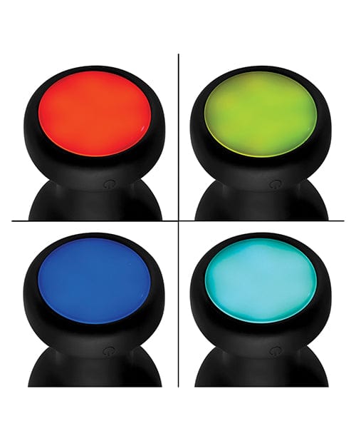 XR Brands Booty Sparks Silicone Vibrating LED Plug Anal Toys