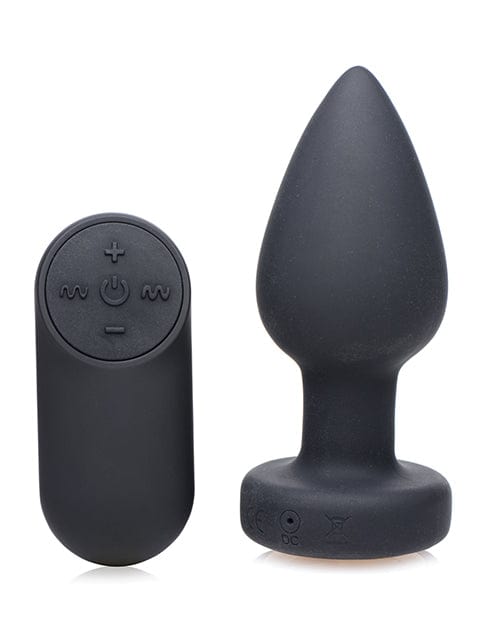XR Brands Booty Sparks Silicone Vibrating LED Plug Anal Toys