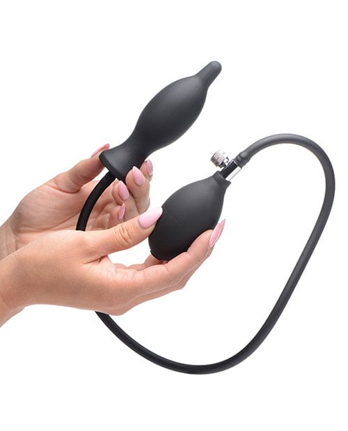 Master Series Dark Inflator Inflatable Silicone Anal Plug - Black by Master  Series | Anal Toys | OrchidToys.com