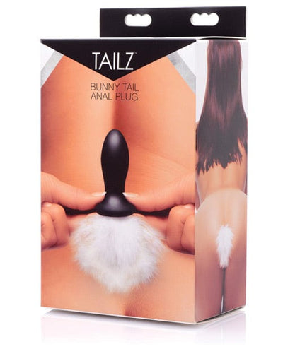 XR Brands Tailz Bunny Tail Anal Plug - White Anal Toys