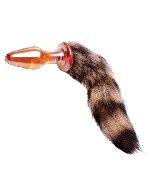 XR Brands Tailz Fox Tail Glass Anal Plug Anal Toys
