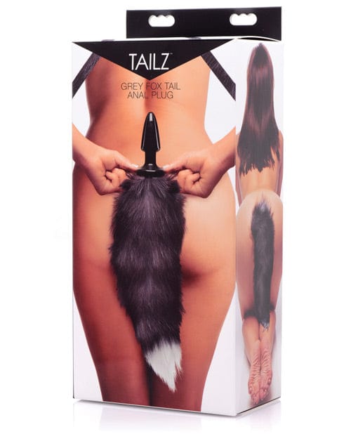 XR Brands Tailz Grey Fox Tail Anal Plug Anal Toys