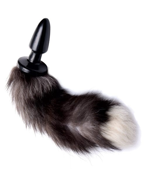 XR Brands Tailz Grey Fox Tail Anal Plug Anal Toys