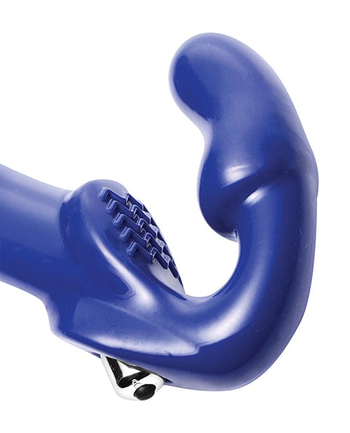 XR Brands Revolver II Strapless Strap On G-Spot Dildo - Blue Dildos