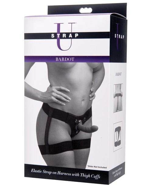 Strap U Bardot Elastic Strap-on Harness with Thigh Cuffs