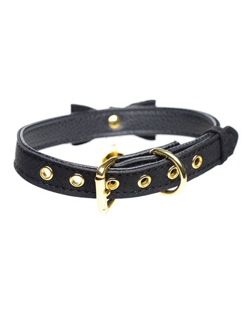 XR Brands Master Series Golden Kitty Cat Bell Collar Kink &amp; BDSM