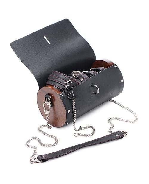 Master Series Kinky Clutch Black Bondage Set with Carrying Case