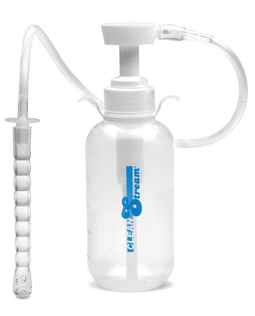 XR Brands CleanStream Pump Action Enema Bottle with Nozzle More