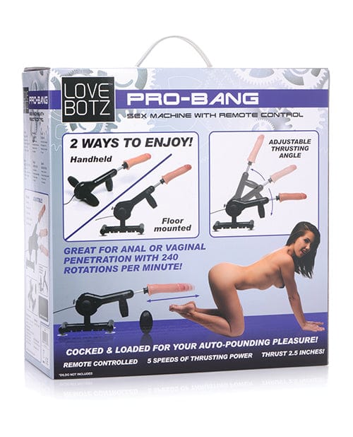 XR Brands Lovebotz Pro-bang Sex Machine with Remote Control More