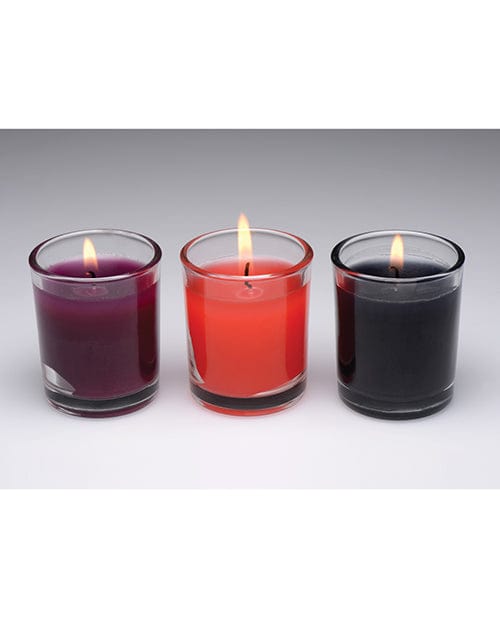 XR Brands Master Series Flame Drippers Candle Set - Multi Color More